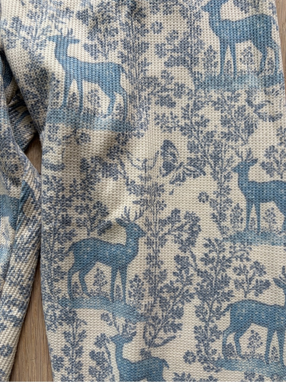 Intimately by Free People pajama lounge bottoms winter deer latter - size small - Picture 2 of 6